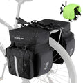 Sunpeak Bike Bag Accessories Panniers for Bicycle Rear Rack Bag 45L Waterproof Mountain Electric Bike Saddle Bag for Cycling Traveling Commuting Black