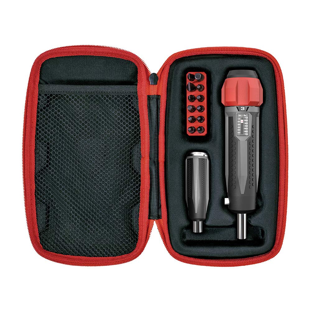 Real Avid Gunsmithing Torque Wrench Kit | All in One Torq Driver Tool with Screwdriver Bit Set & Accurate 1 Inch/Pound Setting for Precision Scope Mounting. Premium KIT.