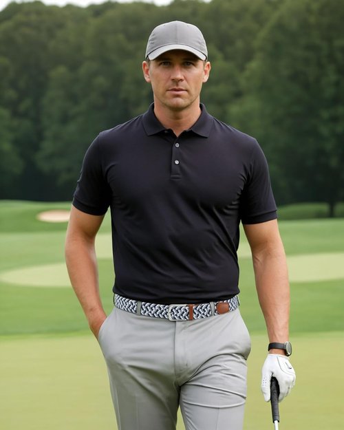 CHAOREN Men's Belt - Braided Stretch Golf Belt for Comfort | Perfect for Casual Shorts & Jeans