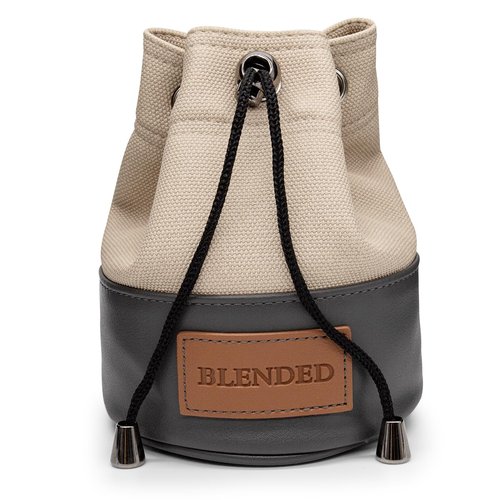 BAIRBRE Golf Valuables Pouch,Bucket Waist Design Golf Pouch Bag with Drawstrings Golf Tee Bag Pouch Leather for Men Women Khaki