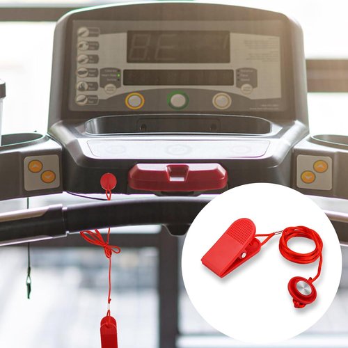 2pcs Universal Treadmill Magnetic Safety Key, Emergency Stop Lock Magnetic Safety Switch Replacement for Most Running Machines