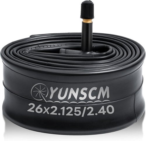 Bike Inner Tube 26" - Compatible with 26x2.125/2.25/2.35/2.4 - AV32MM Schrader Valve