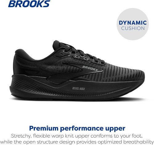 Brooks Men's Revel Max Running Shoes - Lightweight Comfort for Neutral Support | Size Options Available