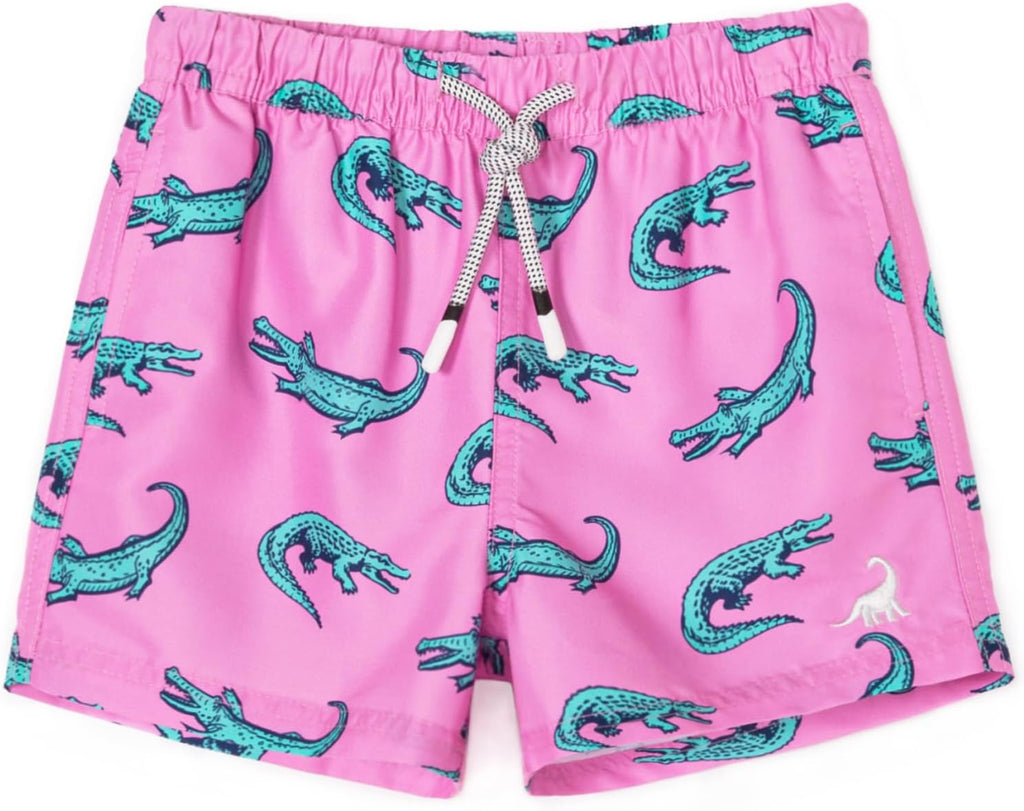 SURF CUZ Boys Swim Trunks - UPF 50+ Quick Dry Bathing Suit for Toddlers | Mesh Beach Boardshorts