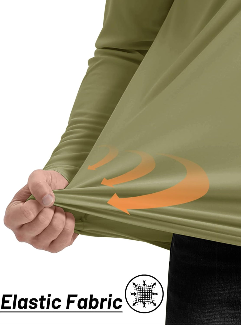 TACVASEN Men's Athletic Long Sleeve Shirts - UPF 50+ Sun Protection | 1/4 Zip Pullover for Outdoor Running