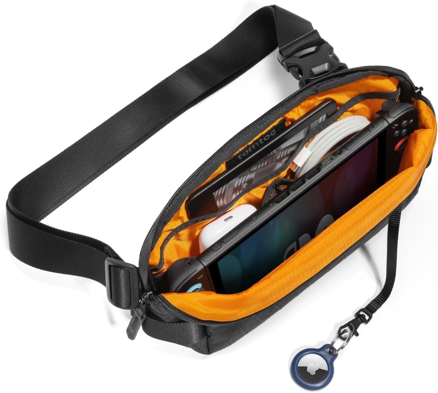 tomtoc Compact EDC Sling Bag | Versatile Minimalist Crossbody Pack for Men & Women - 3L to 10L, X-Pac/Recycled Polyester