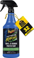 Meguiar's Extreme Marine Vinyl & Rubber Protectant - 32 Oz UV Spray for Boats & RVs | Prevent Fading & Drying