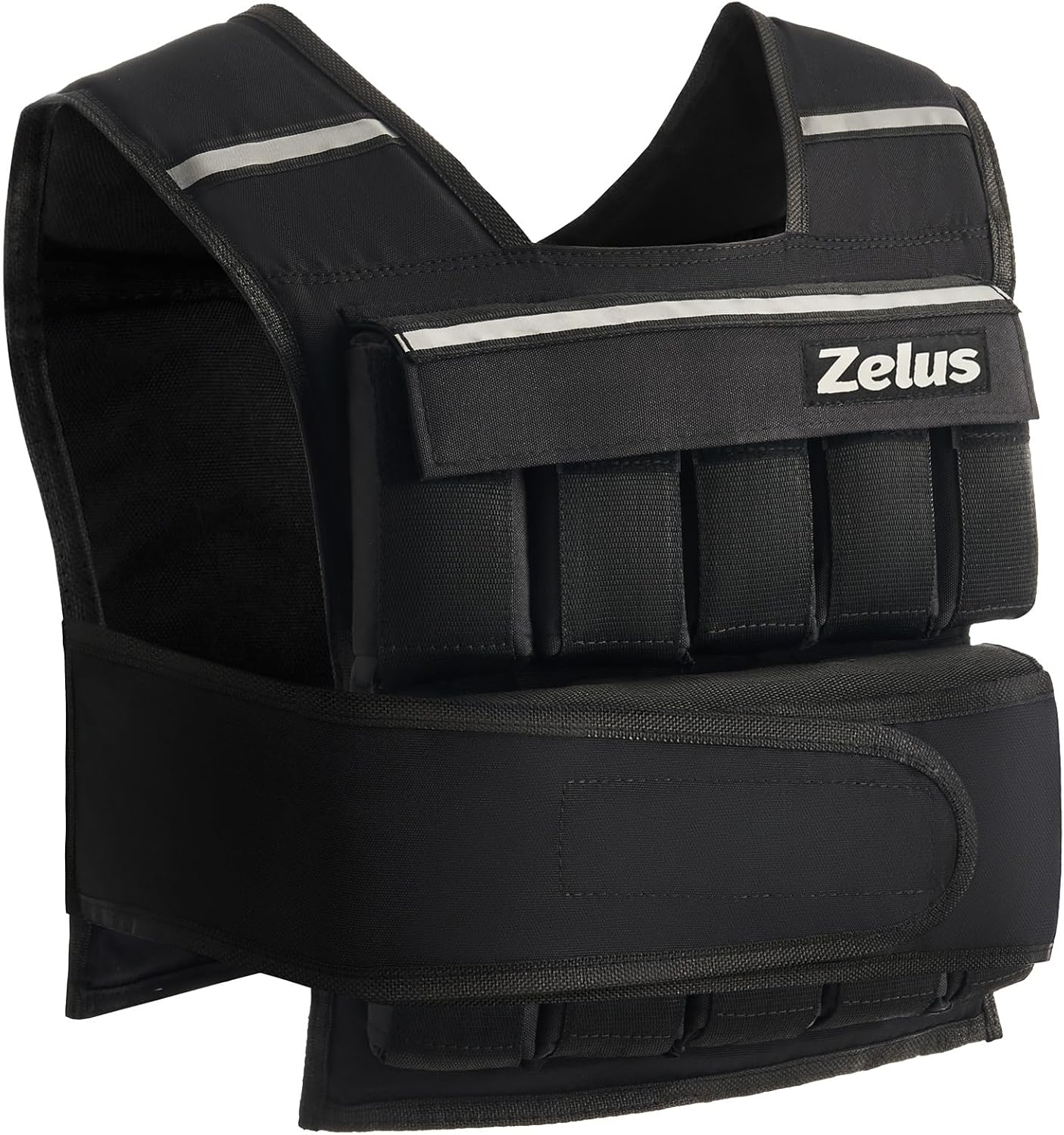 ZELUS Weighted Vest - Adjustable 20lb to 60lb for Enhanced Home Workouts | Ideal for Cardio & Strength Training
