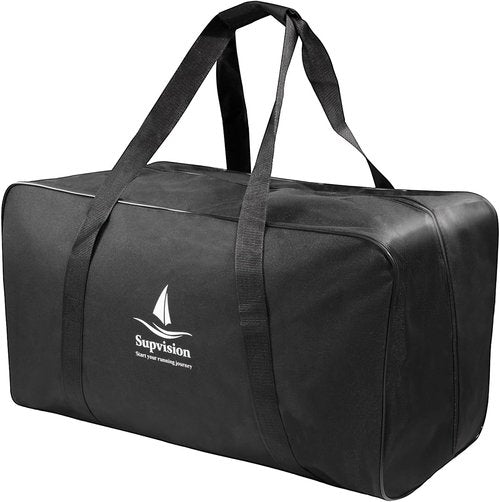 54L Foldable Duffle Bag by [Brand Name] - Durable Travel Tote with Zippers & Handles | Ideal for Camping & Gym (23.6x11.8x11.8in)
