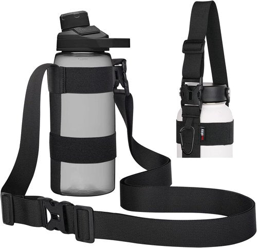 HEYSKAY Water Bottle Holder - Adjustable Sling for Owala FreeSip, Hydro Flask & Universal Bottles | Ideal for Walking & Hiking