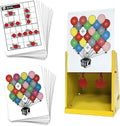 ATFLBOX BB Trap Target - 20 Paper Targets & 2 Metal Silhouettes Spinner - Ideal for Airsoft & Pellet Guns