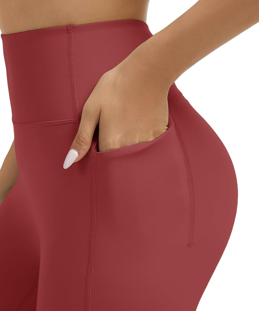 SEASUM High Waisted Workout Leggings - Buttery Soft Peachlift Yoga Pants for Women