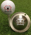 Tin Cup Golf Ball Custom Marker Alignment Tool (Woodstock)