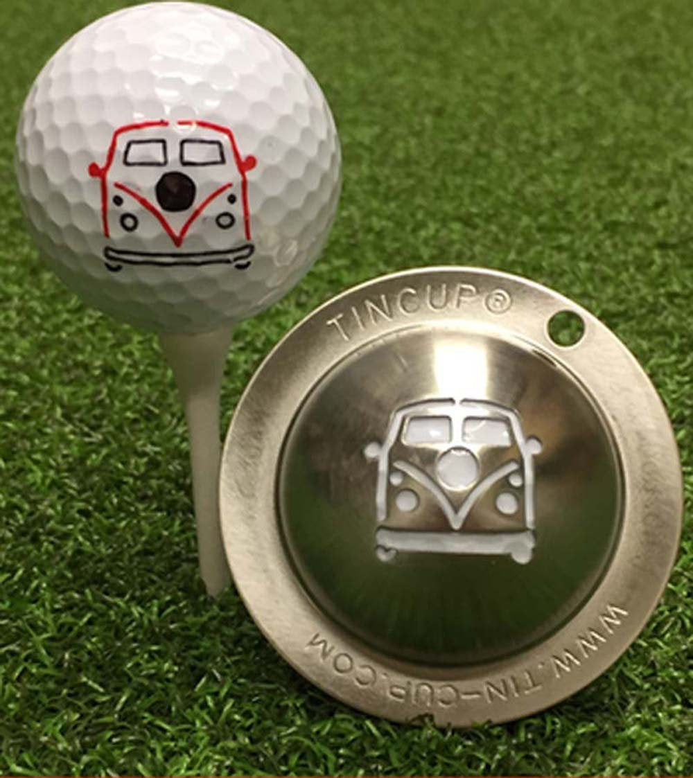 Tin Cup Golf Ball Custom Marker Alignment Tool (Woodstock)