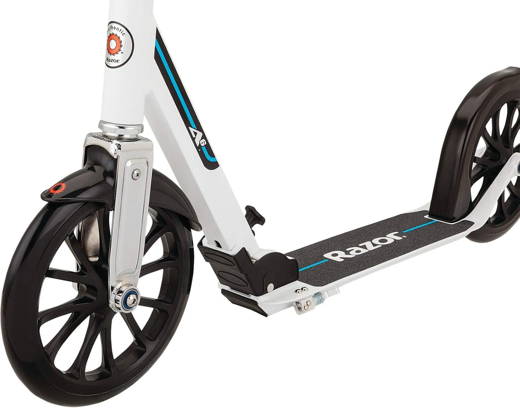 Razor A6 Kick Scooter for Kids 8+ | Extra-Tall Handlebars & Longer Deck, 10" Wheels, Anti-Rattle Tech