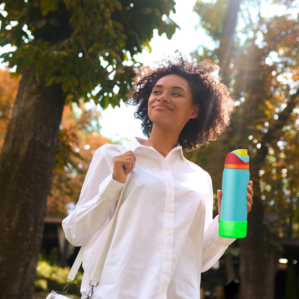 Silicone Boot for Owala Water Bottle 40 oz, Anti-Slip Protective Sleeve for FreeSip/Twist/Flip Stainless Steel Water Bottles Accessories