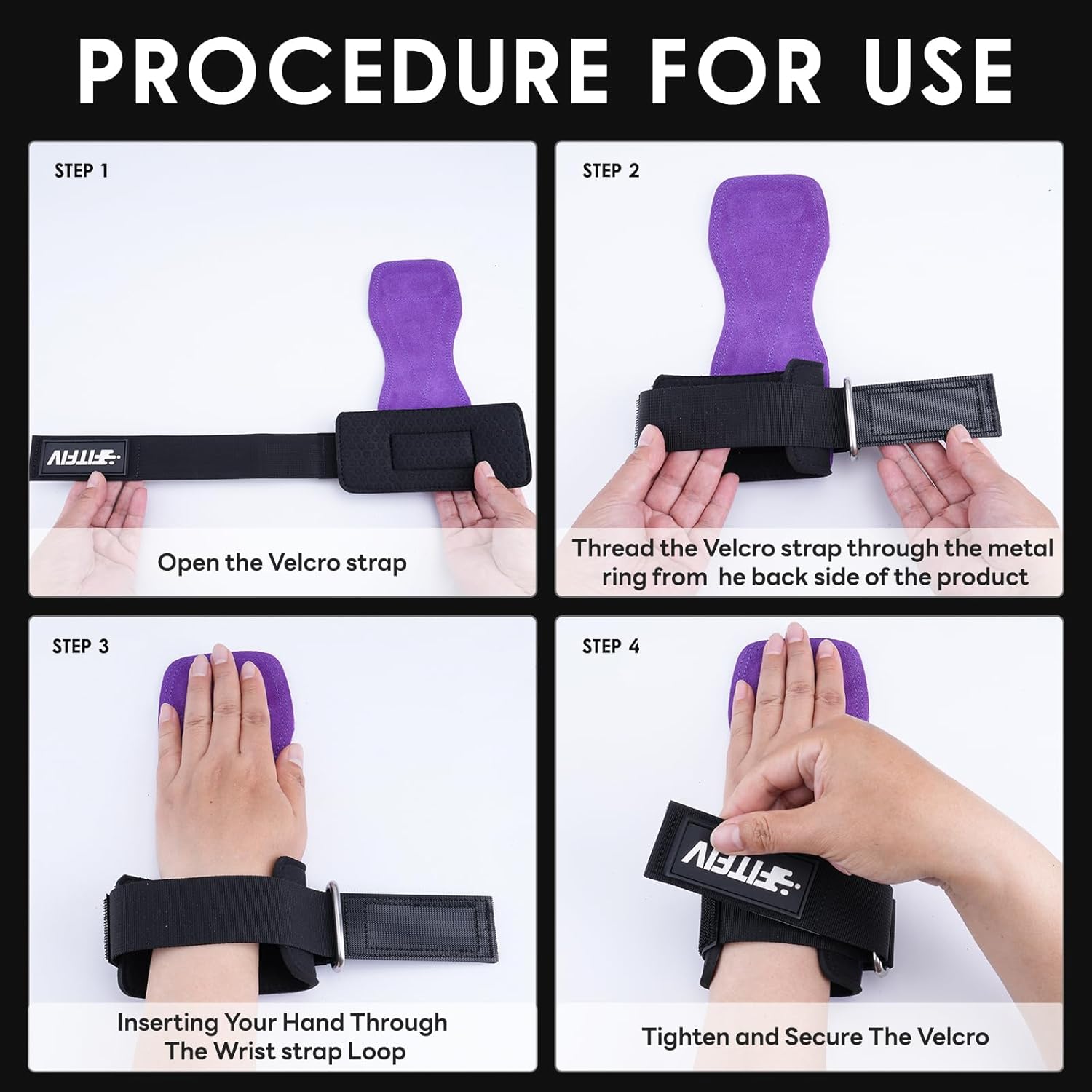 Regine Switzerland Weight Lifting Wrist Straps - Double Leather with Neoprene Padding for Men & Women