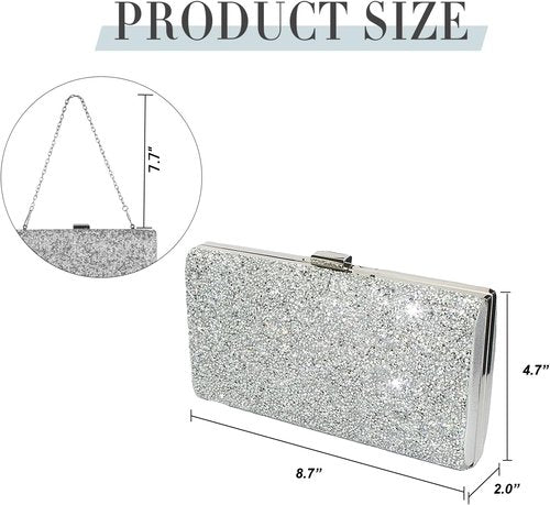 Covelin Women's Rhinestone Evening Clutch Bag - Elegant Handbag for Special Occasions