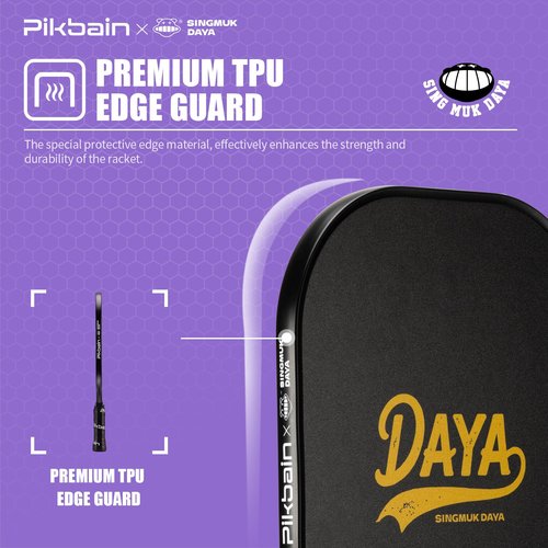 Fiberglass Pickleball Paddles Set of 2 SINGMUK Daya IP Customized Series Suitable for Pickleball Adults Teenagers Beginners Entertainment Sports Training