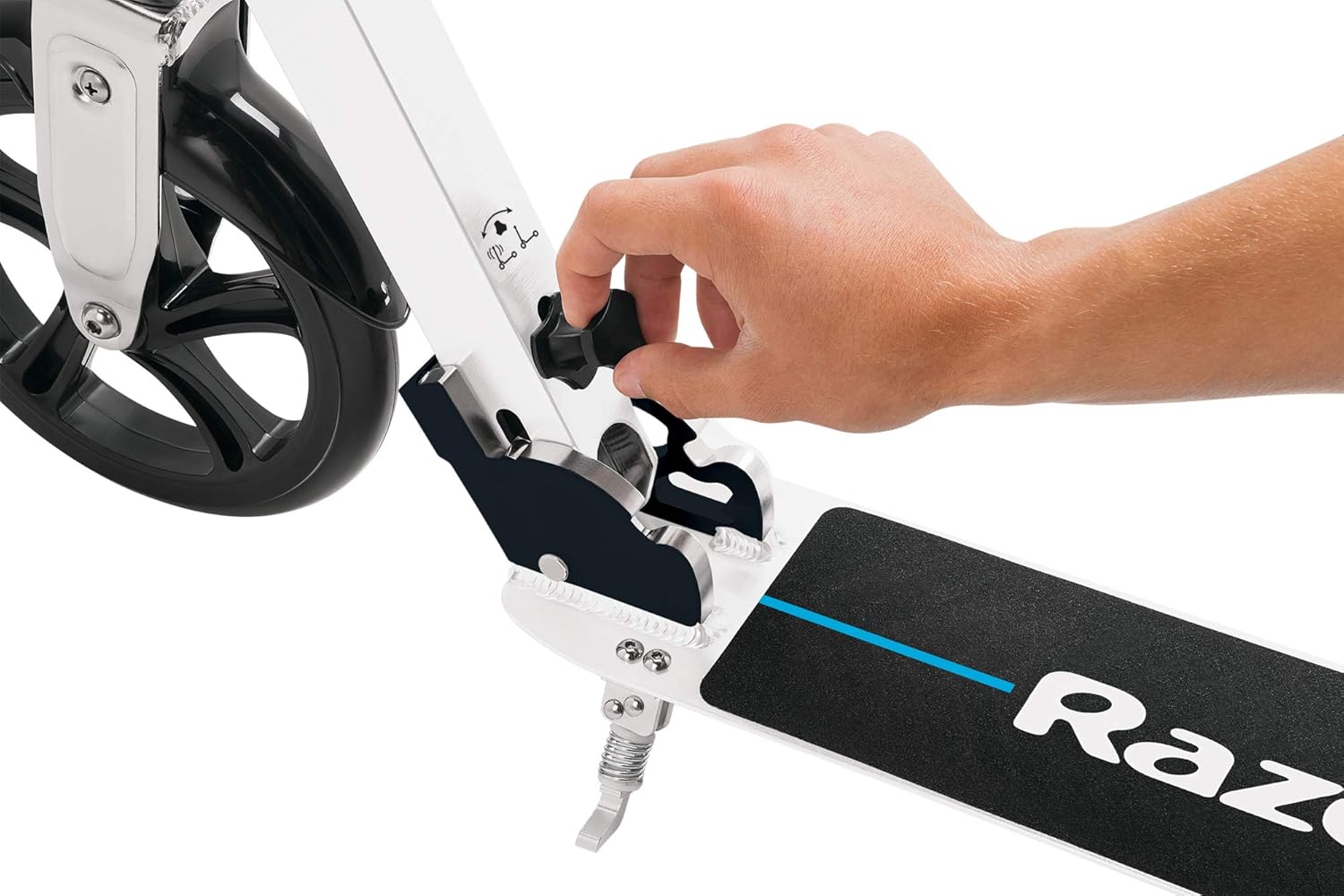 Razor A6 Kick Scooter for Kids 8+ | Extra-Tall Handlebars & Longer Deck, 10" Wheels, Anti-Rattle Tech