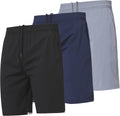 Skiennix Ultra Performance Men's Athletic Running Shorts - 3 Pack Super Stretch Gym Shorts | 7 Inch Inseam
