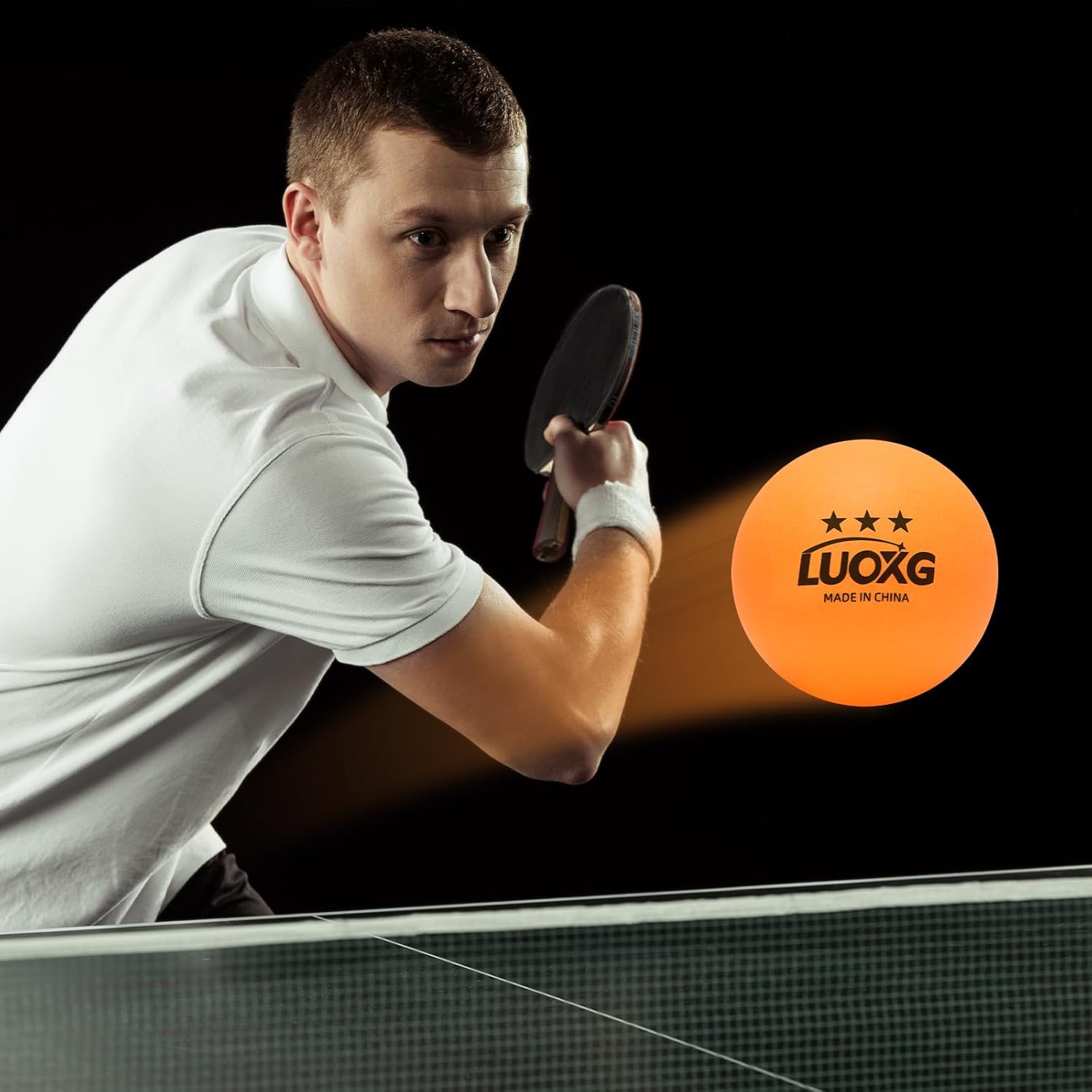 **Regine Switzerland Ping Pong Balls - 20 Pack of 3 Star Orange Table Tennis Balls for All Skill Levels**