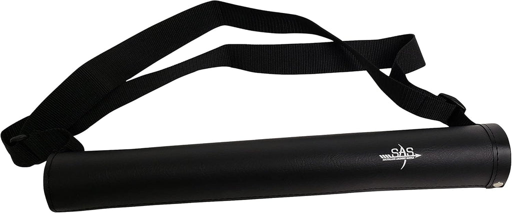 SAS Leather Tube 17" Hip Quiver Arrow Holder - Durable Design with Belt Clip for Archery