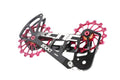 KCNC OSPW Oversized Pulley System Cage - Compatible with SRAM Eagle XX1 X01 GX - Sealed Bearings (Red)