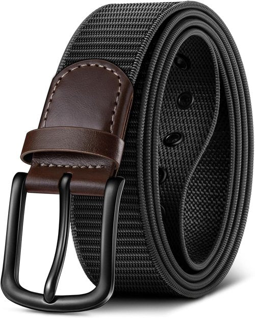 KEMISANT Men's Golf Belt - Durable Nylon Canvas for Jeans & Golf Pants | 1.5" Width, 7 Metal Holes