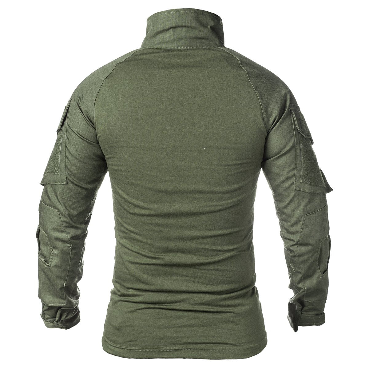 ReFire Gear Men's Military Tactical Army Combat Long Sleeve Shirt Slim Fit Camo T-Shirt with 1/4 Zipper