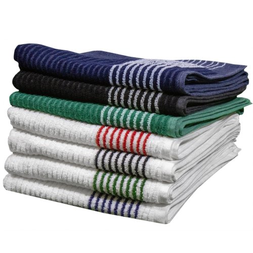 Devant Sports Towels Extra Large Caddy Golf Towel, Navy/White Stripes