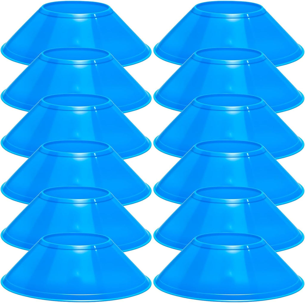 Skiennix Mini Soccer Cones - 12 Pcs Agility Training Discs for Enhanced Sports Performance