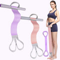 FEFURS 2 Pack Fabric Resistance Band with Handles,Non-Slip Foot Pedal Puller Resistance Band for Legs & Glutes Working Out,Portable Yoga & Physical Therapy&Home Fitness Accessories for Women & Men