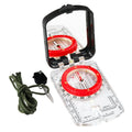 Compass Hiking Survival with Sighting Mirror, Declination Adjustment, Clinometer, and LED Light—Built for Hiking, Camping, Hunting, and Survival Navigation, Boy Scout Gifts