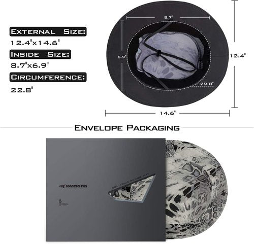 KastKing Sol Armis Boonie Hat - UPF 50 Sun Protection for Fishing, Beach & Hiking Adventures