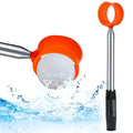 Nogcay Golf Ball Retriever for Water Telescopic, 12Ft Stainless Steel Ball Retriever Tool Golf Ball Grabber Orange