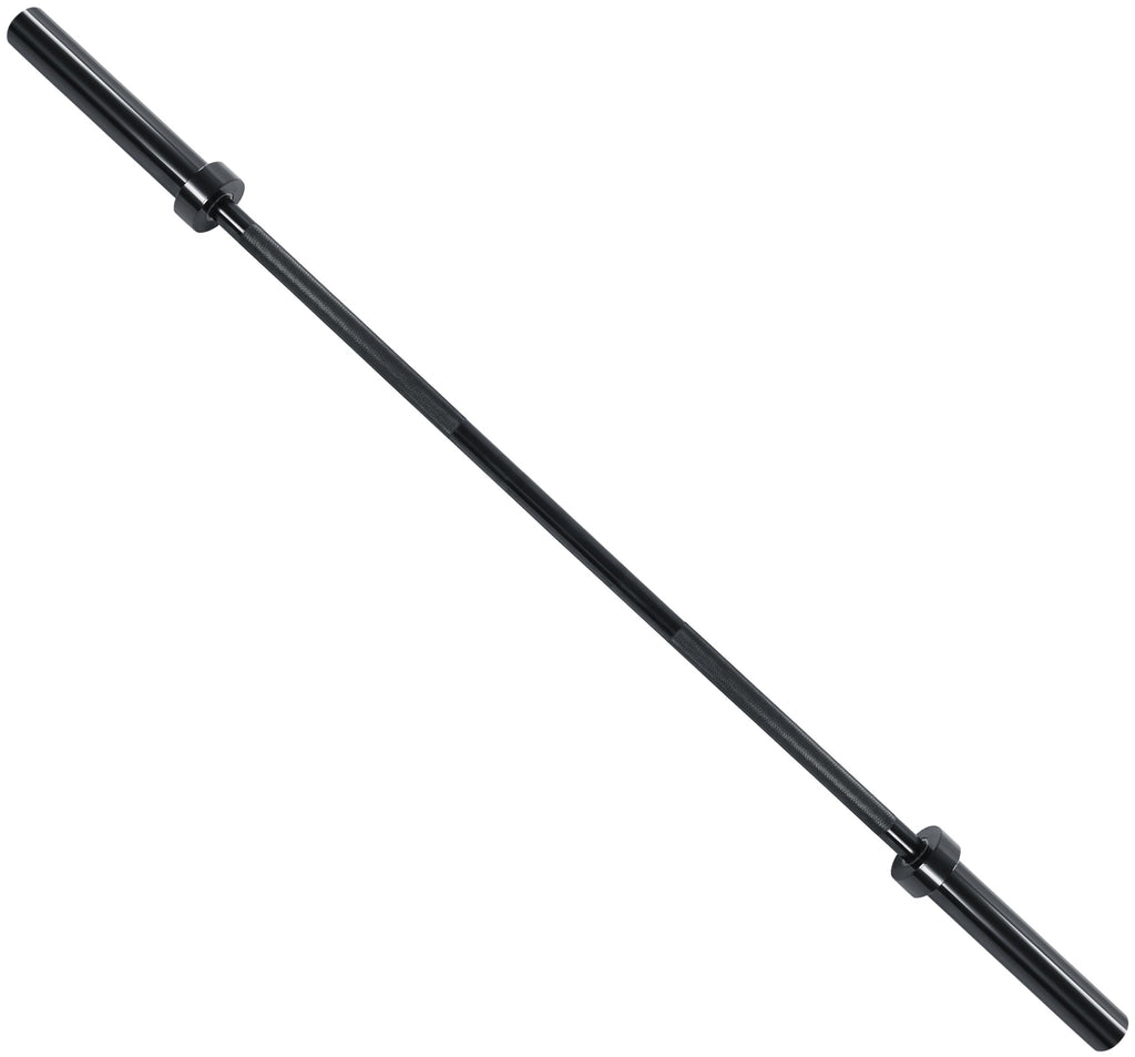 Signature Fitness Olympic Barbell Standard Weightlifting Barbell, NEW-2IN6FT-BLK