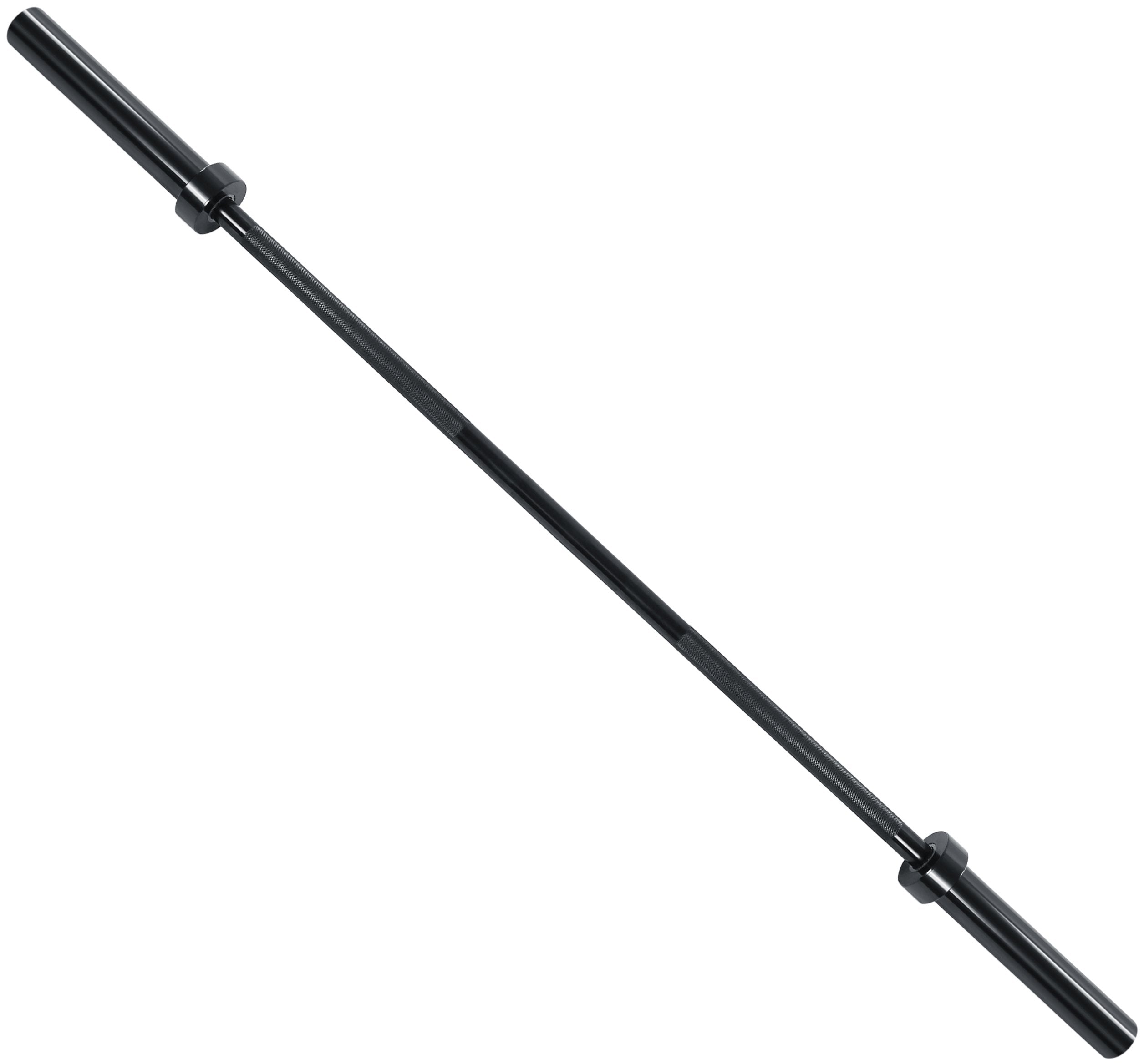 Signature Fitness Olympic Barbell Standard Weightlifting Barbell, NEW-2IN6FT-BLK