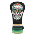 SHABIER Green Eyes Design Golf Headcover with Skull Design for Golf Club (Black, Fairway)