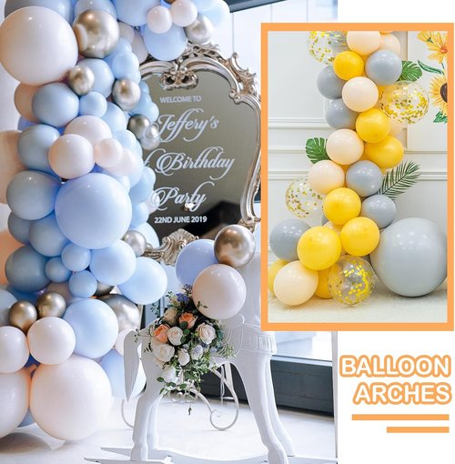 Balloon Arch Kit - 98.4ft DIY Garland Strip with 600 Clear Glue Dots | Perfect for Weddings & Crafts