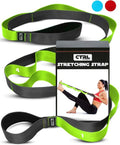 Fascia Stretching Strap by [Brand Name] - Non-Elastic Yoga & Physical Therapy Band for Enhanced Flexibility | Ideal for Hamstring & Leg Stretching