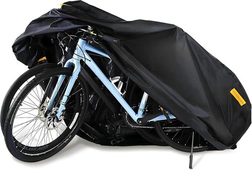 Bike Cover - Skiennix Waterproof Bicycle Covers for 1-2 Bikes | Heavy Duty 420D Ripstop Material