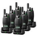 Retevis H777D 2 Way Radio with LCD Display, 2 Pcs, NOAA, USB-C Charging, VOX, Handheld Rechargeable Walkie Talkies, Durable Two Way Radios Long Range for Hunting Camping Off-Road