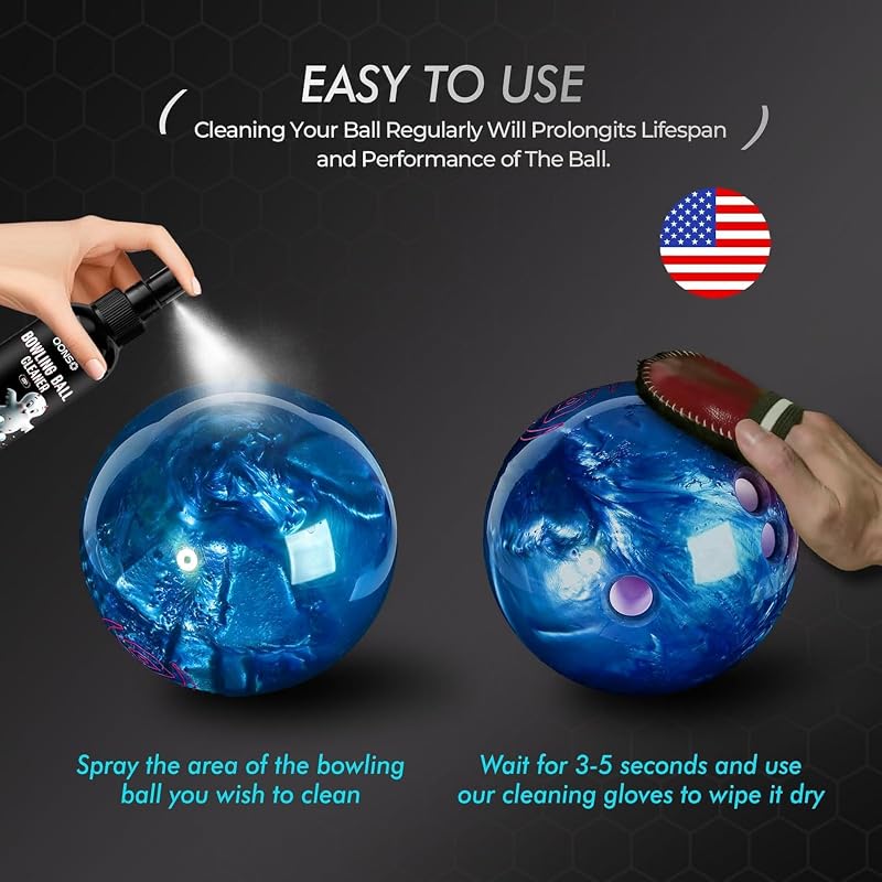 Bowling Ball Cleaner & Towel Kit – Premium Bowling Accessories