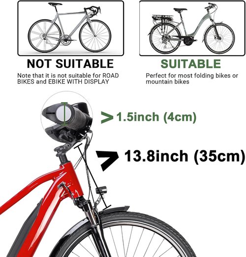 LIQING Folding Bike Basket - Quick Release Design with Removable Liner Bag | Ideal for Pets, Groceries & More