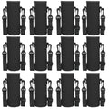 Sabary 12 Pcs Water Bottle Sleeve with Shoulder Strap 25oz Sublimation Water Bottle Holder Carrier Pouch Adjustable Sling Bag for Boys Girls(Black)