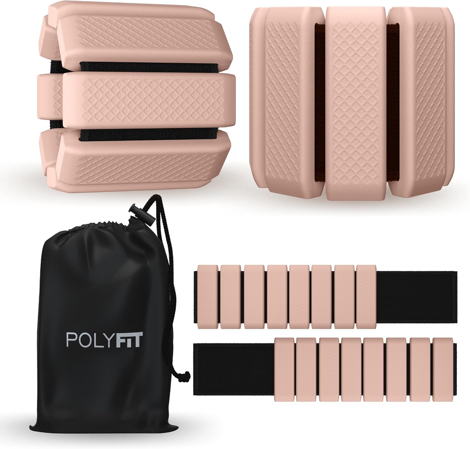 Polyfit Wrist & Ankle Weights - Versatile Wearable Weights for Exercise, Yoga, Running | 1 Pair