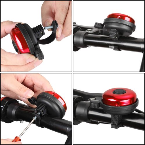 Accmor Classic Bike Bell - Loud Aluminum Bicycle Bell for Clear Sound | Perfect for Adults & Kids