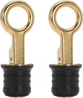 Boat Drain Plug - O-Handle Snap Plug for Easy Installation | Durable Brass & Stainless Steel