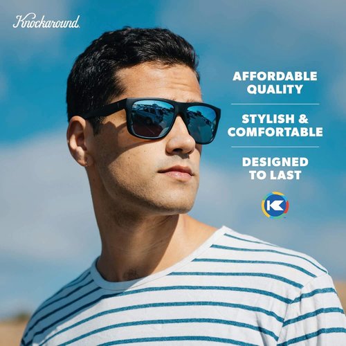 Knockaround Polarized Sunglasses - Torrey Pines Style with UV400 Protection for Men & Women